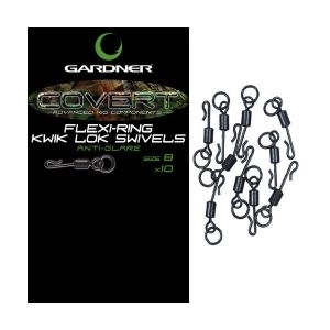 GARDNER Obratlíky Covert Flexi Ring Kwik Lok 10ks